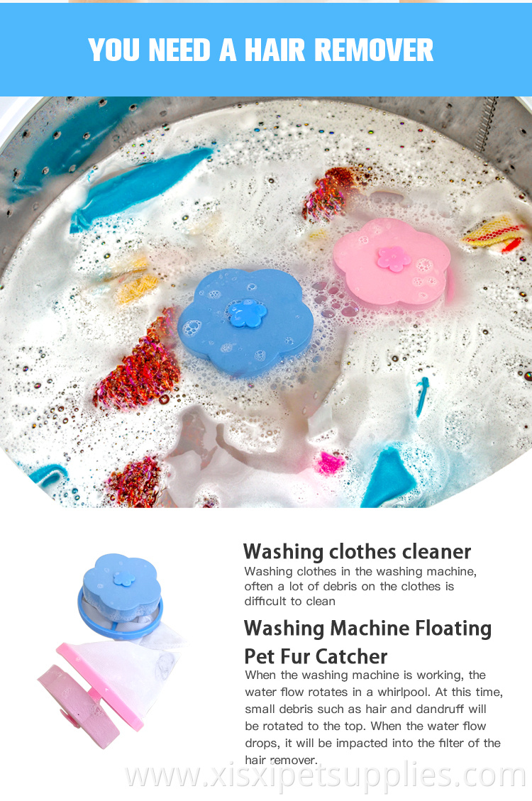 Factory Wholesale Washing Machine Floating Pet Fur Catcher Pet Hair Remover For Laundry